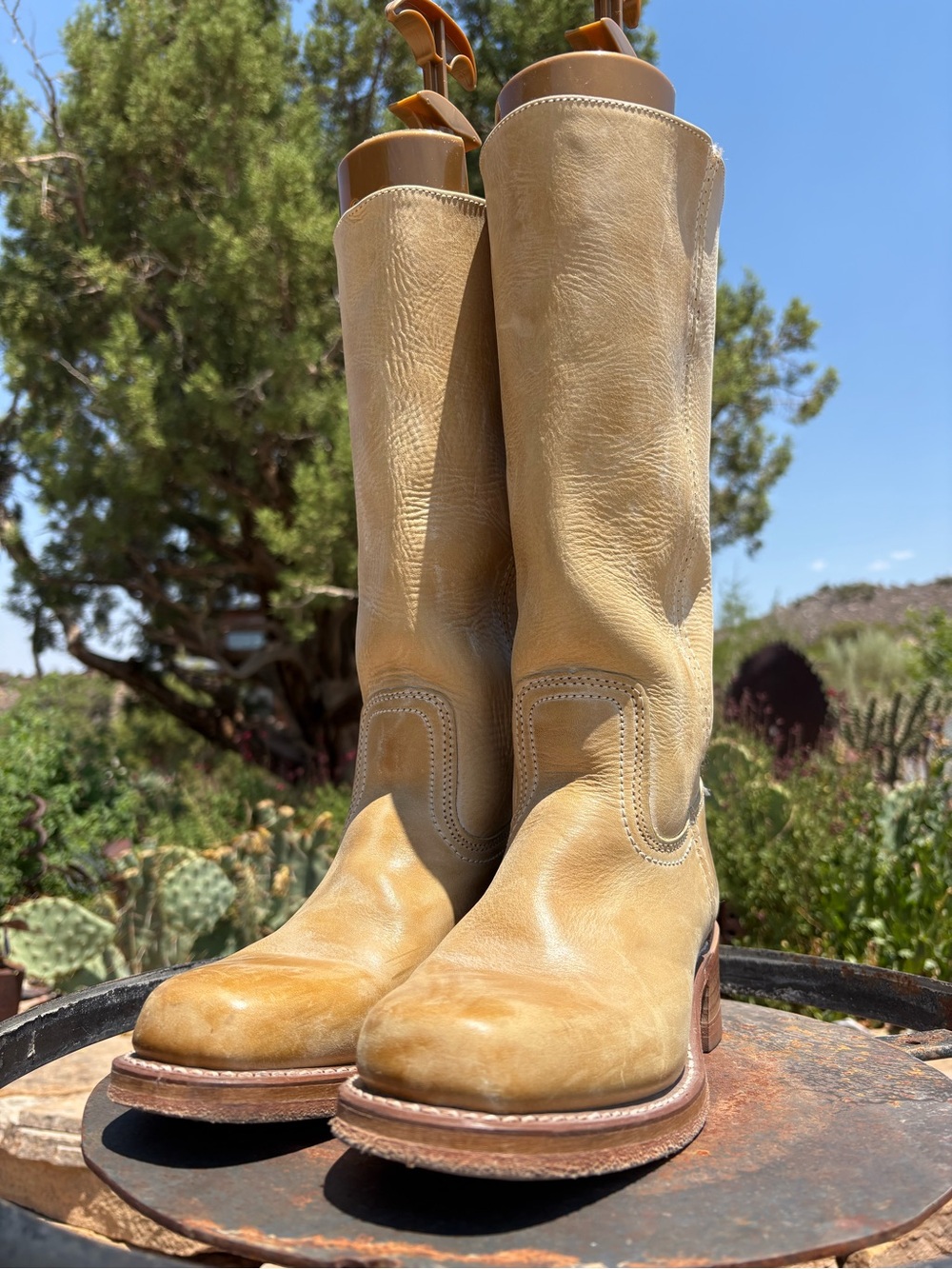 FRYE πΊπΈ Campus 14L Boots Size 7 - Picture 5 of 16